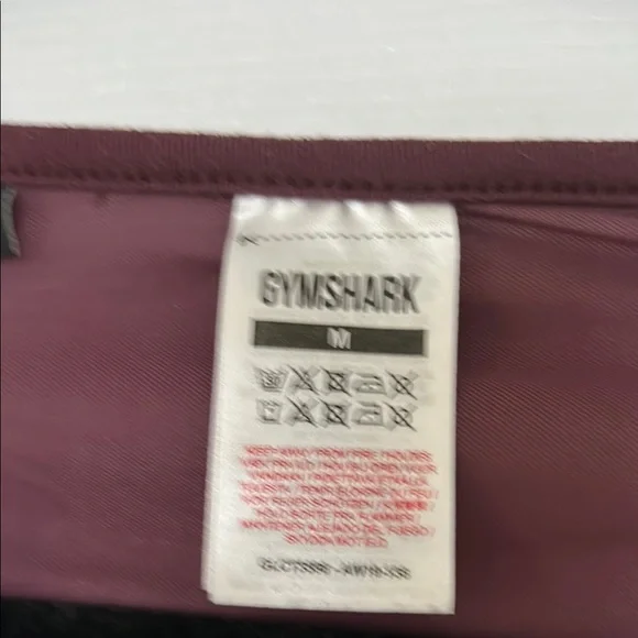 Elegant Long Sleeve Ruched Top - Purple by Gymshark size Medium - Picture 2 of 7